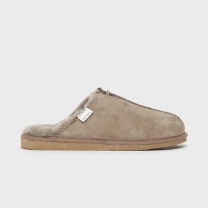Suede slippers